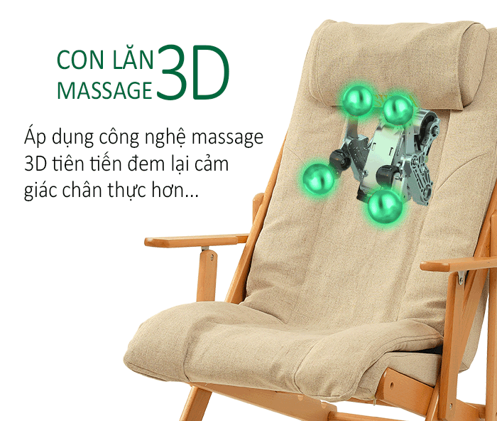 Ghế Massage Mini Shika Sk-99 3D