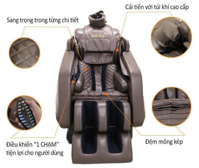 Ghế Massage Shika 5D SK-116 Pro